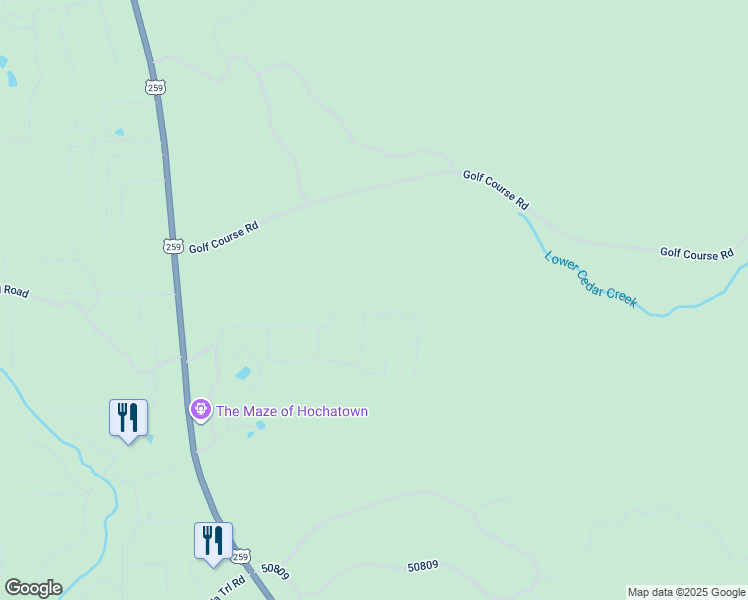 map of restaurants, bars, coffee shops, grocery stores, and more near 261 Stillhouse Road in Broken Bow