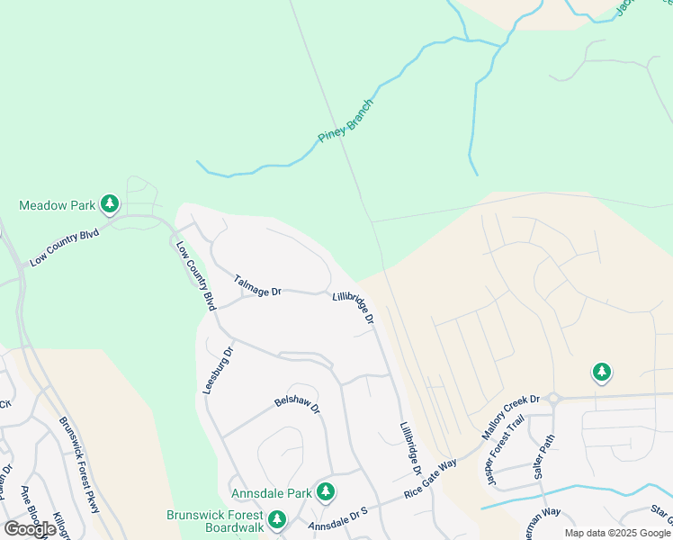 map of restaurants, bars, coffee shops, grocery stores, and more near 2143 Talmage Drive in Leland