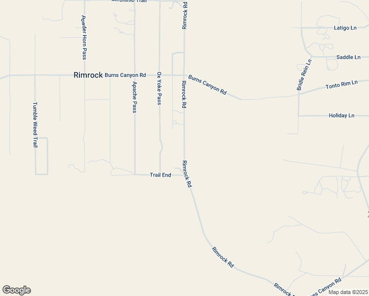 map of restaurants, bars, coffee shops, grocery stores, and more near Rimrock Road in Pioneertown