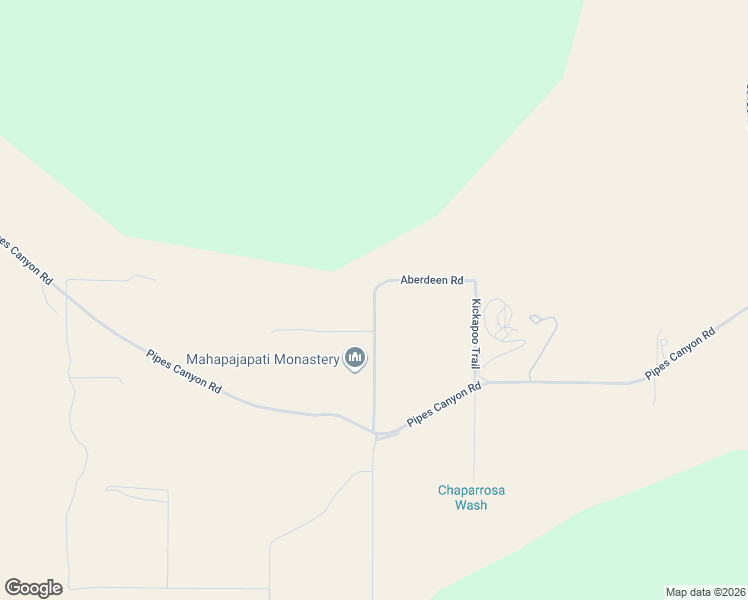 map of restaurants, bars, coffee shops, grocery stores, and more near Chaparrosa Road in San Bernardino County