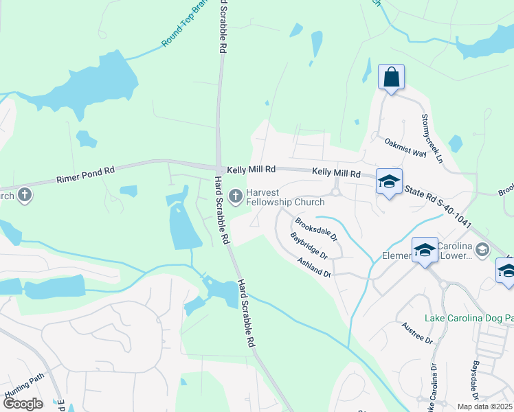 map of restaurants, bars, coffee shops, grocery stores, and more near 840 Parnell Court in Columbia