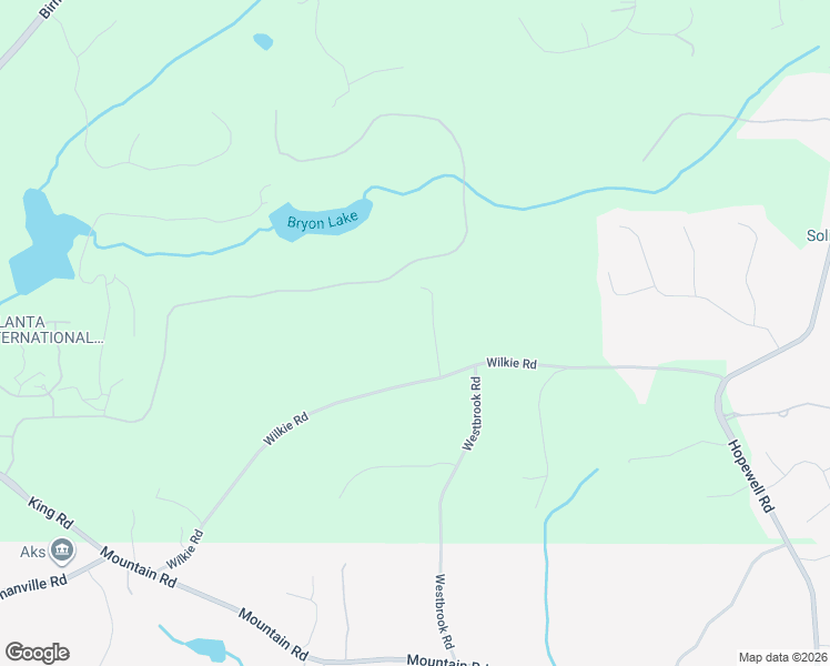 map of restaurants, bars, coffee shops, grocery stores, and more near 2085 Wilkie Road in Alpharetta