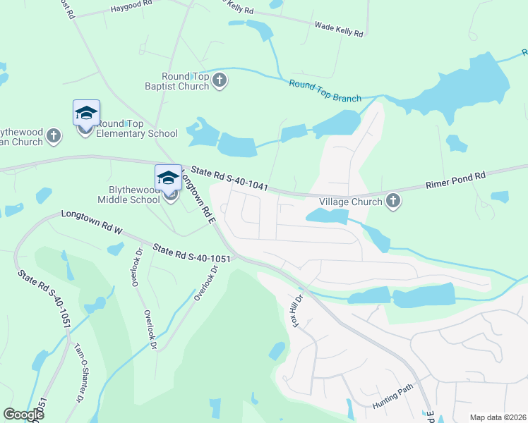 map of restaurants, bars, coffee shops, grocery stores, and more near 632 Roslindale Circle in Blythewood