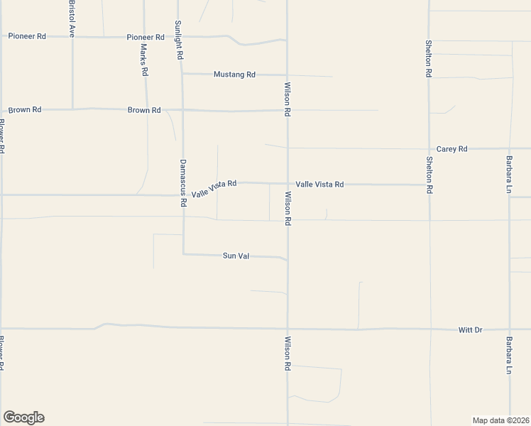 map of restaurants, bars, coffee shops, grocery stores, and more near 3376 Sunlight Road in Twentynine Palms