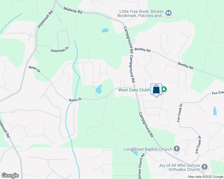 map of restaurants, bars, coffee shops, grocery stores, and more near 7376 Bates Drive in Cumming