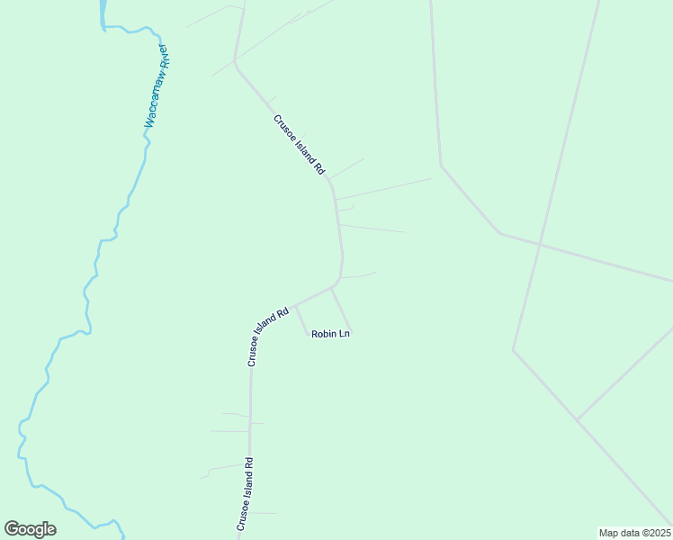 map of restaurants, bars, coffee shops, grocery stores, and more near 1937 Crusoe Island Road in Whiteville