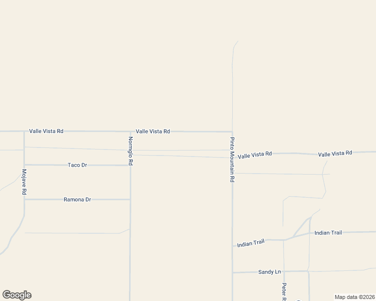 map of restaurants, bars, coffee shops, grocery stores, and more near 77623 Valle Vista Road in Twentynine Palms
