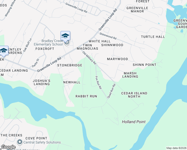 map of restaurants, bars, coffee shops, grocery stores, and more near 917 Windlea Run in Wilmington
