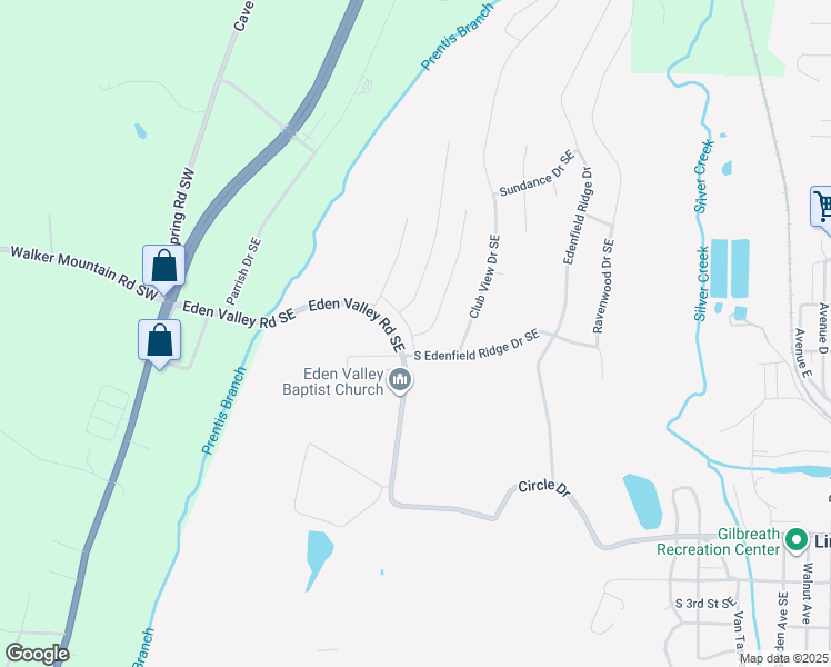 map of restaurants, bars, coffee shops, grocery stores, and more near 3 Club View Drive Southeast in Rome