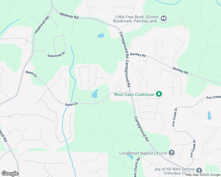 map of restaurants, bars, coffee shops, grocery stores, and more near 7376 Bates Drive in Cumming