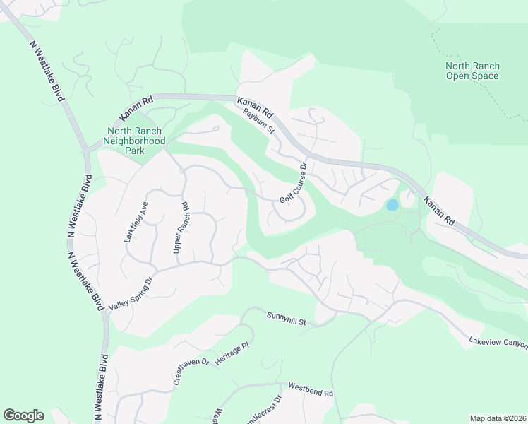 map of restaurants, bars, coffee shops, grocery stores, and more near 1675 Ryder Cup Drive in Westlake Village