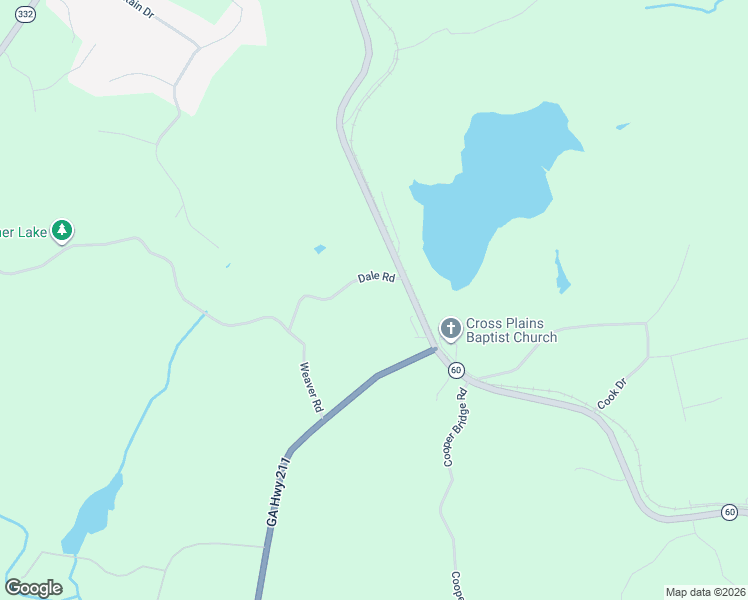 map of restaurants, bars, coffee shops, grocery stores, and more near 3025 Dale Road in Gainesville