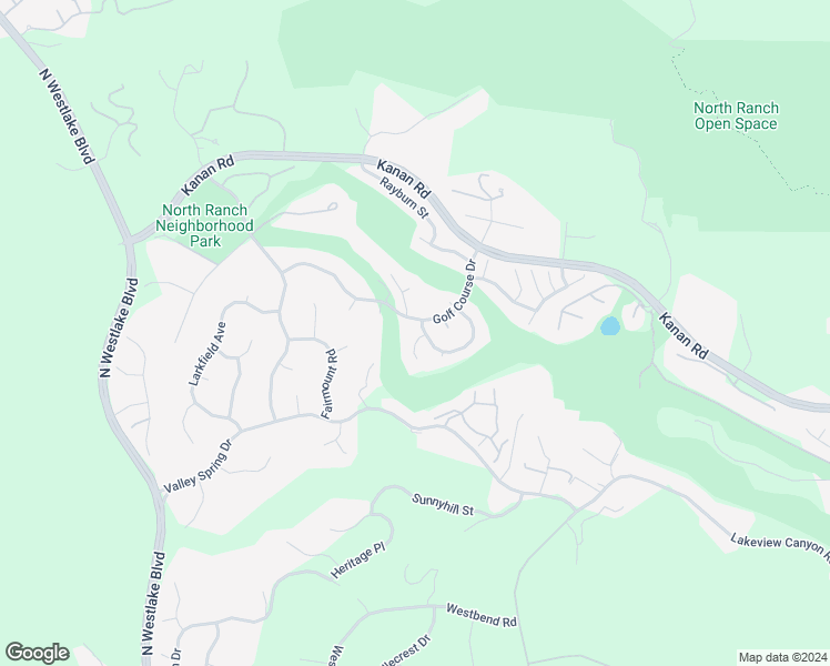 map of restaurants, bars, coffee shops, grocery stores, and more near 1675 Ryder Cup Drive in Westlake Village