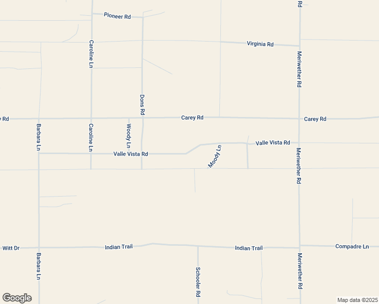 map of restaurants, bars, coffee shops, grocery stores, and more near 82539 Valle Vista Road in Twentynine Palms
