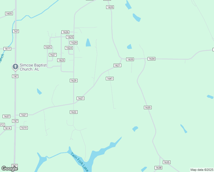 map of restaurants, bars, coffee shops, grocery stores, and more near 126 County Road 1641 in Cullman