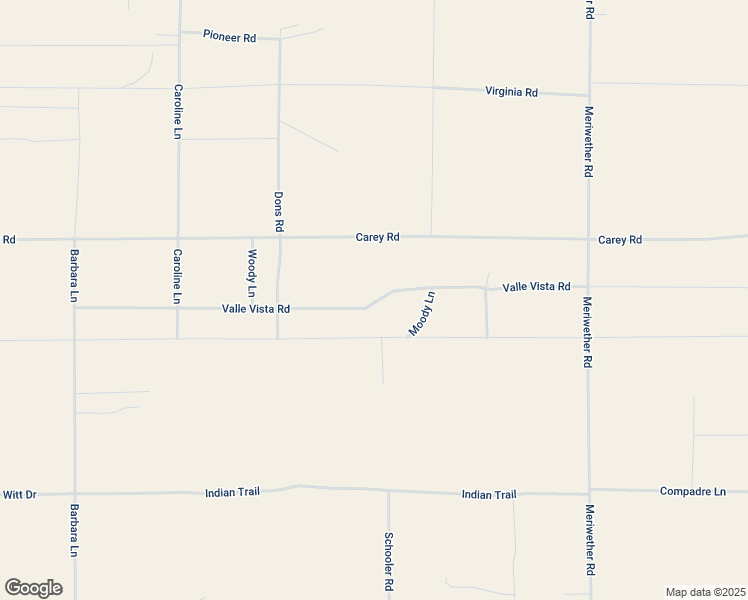 map of restaurants, bars, coffee shops, grocery stores, and more near 82539 Valle Vista Road in Twentynine Palms