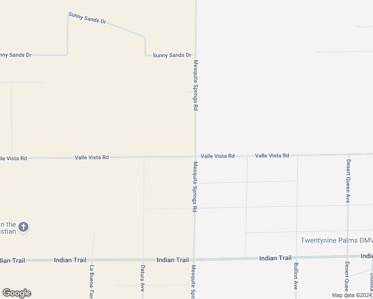 map of restaurants, bars, coffee shops, grocery stores, and more near Mesquite Springs Road in Twentynine Palms