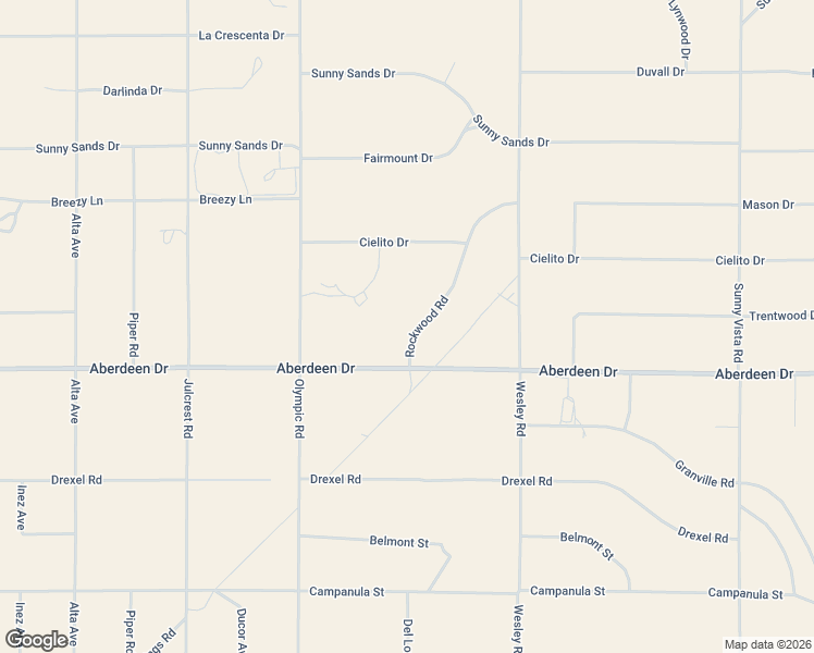 map of restaurants, bars, coffee shops, grocery stores, and more near 3232 Rockwood Road in Joshua Tree