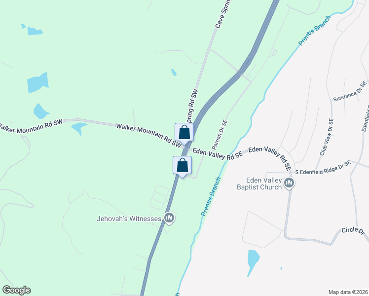 map of restaurants, bars, coffee shops, grocery stores, and more near 2400-2404 Highway 53 in Rome