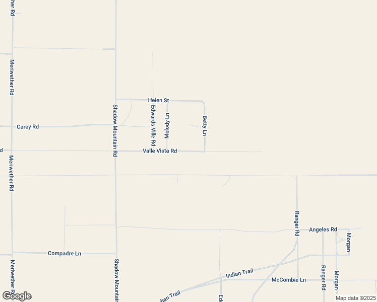 map of restaurants, bars, coffee shops, grocery stores, and more near Valle Vista Road in San Bernardino County
