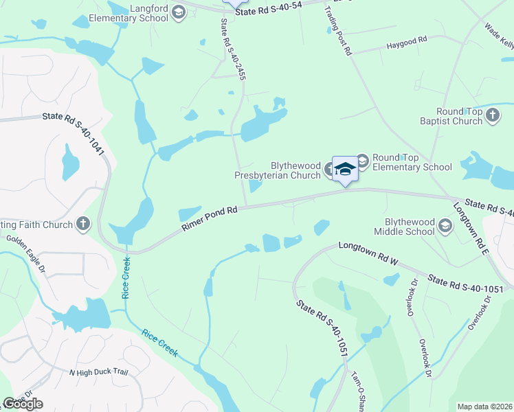 map of restaurants, bars, coffee shops, grocery stores, and more near 401 Rimer Pond Road in Blythewood