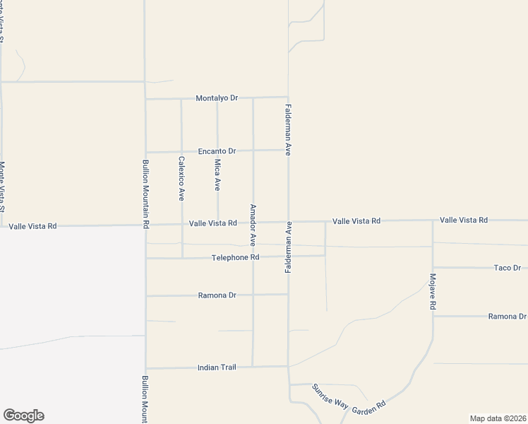 map of restaurants, bars, coffee shops, grocery stores, and more near 3166 Falderman Avenue in Twentynine Palms