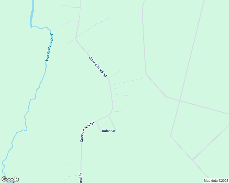 map of restaurants, bars, coffee shops, grocery stores, and more near 2090 Crusoe Island Road in Whiteville