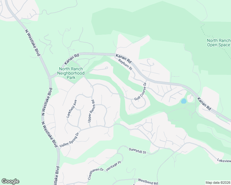 map of restaurants, bars, coffee shops, grocery stores, and more near 4445 Golf Course Drive in Thousand Oaks