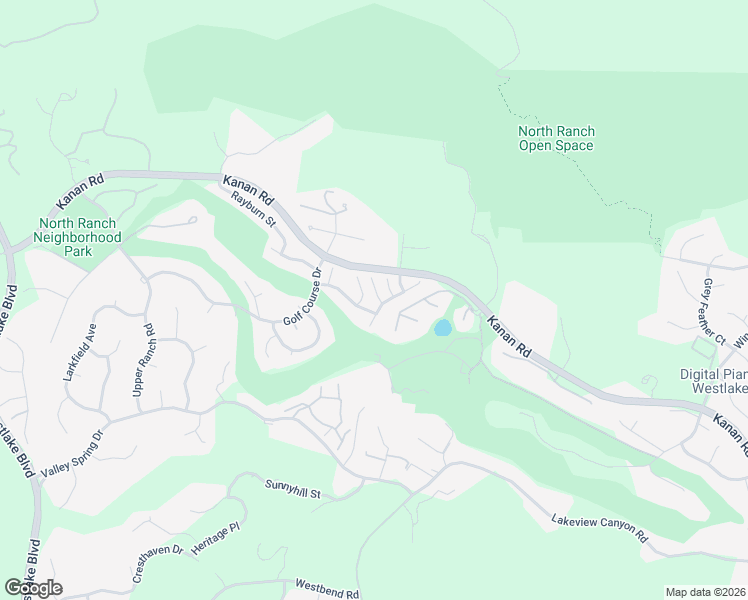 map of restaurants, bars, coffee shops, grocery stores, and more near 1745 Saint Andrews Place in Westlake Village