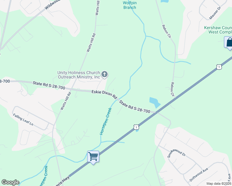 map of restaurants, bars, coffee shops, grocery stores, and more near 586 Eskie Dixon Road in Elgin