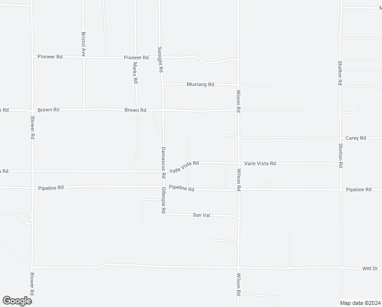 map of restaurants, bars, coffee shops, grocery stores, and more near 81122 Valle Vista Road in Twentynine Palms