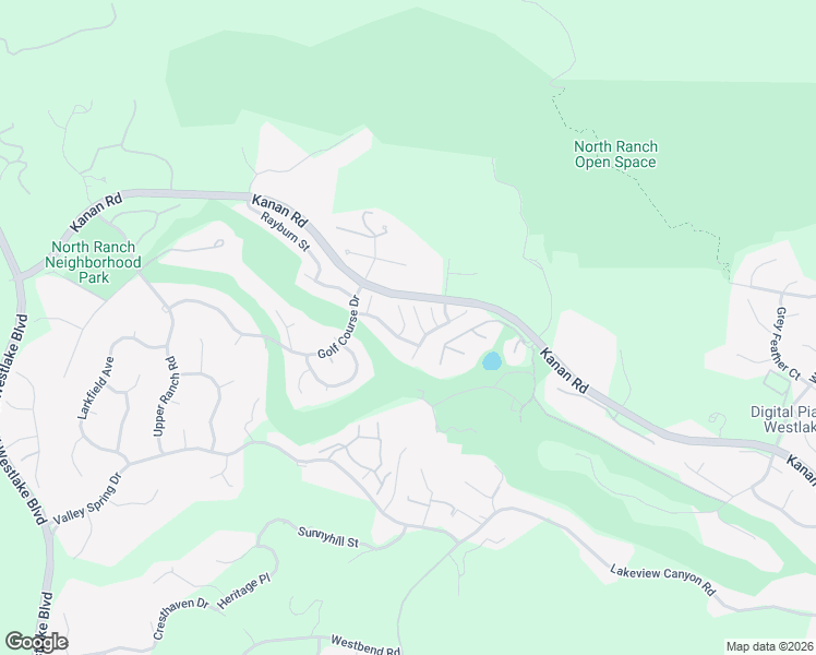 map of restaurants, bars, coffee shops, grocery stores, and more near 1753 Saint Andrews Place in Westlake Village