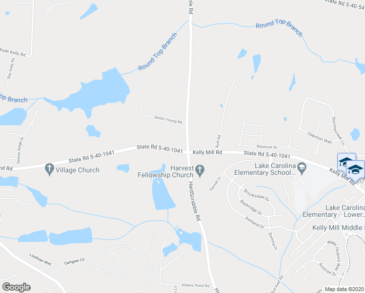 map of restaurants, bars, coffee shops, grocery stores, and more near 5401 HardScrabble Road in Blythewood