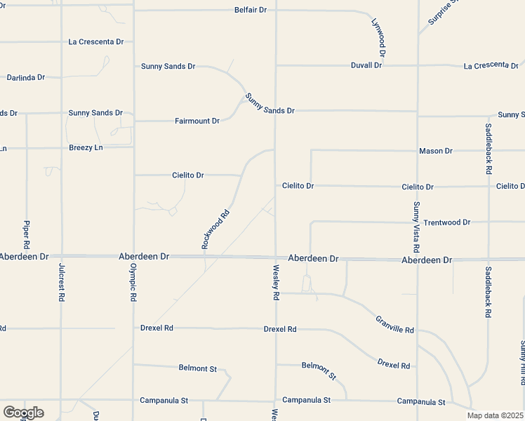 map of restaurants, bars, coffee shops, grocery stores, and more near 3170 Wesley Road in Joshua Tree