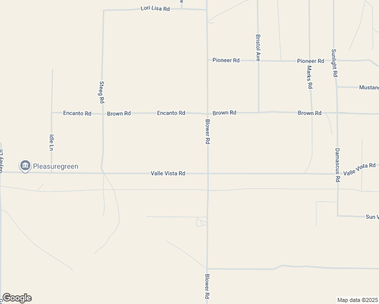 map of restaurants, bars, coffee shops, grocery stores, and more near Blower Road in San Bernardino County