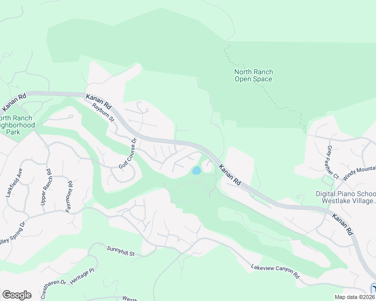 map of restaurants, bars, coffee shops, grocery stores, and more near 4942 Coyote Wells Circle in Westlake Village