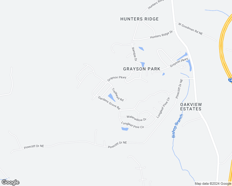 map of restaurants, bars, coffee shops, grocery stores, and more near 7044 Trailhead Road in Leland