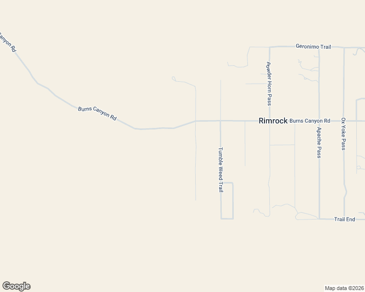 map of restaurants, bars, coffee shops, grocery stores, and more near 50565 Burns Canyon Road in Pioneertown