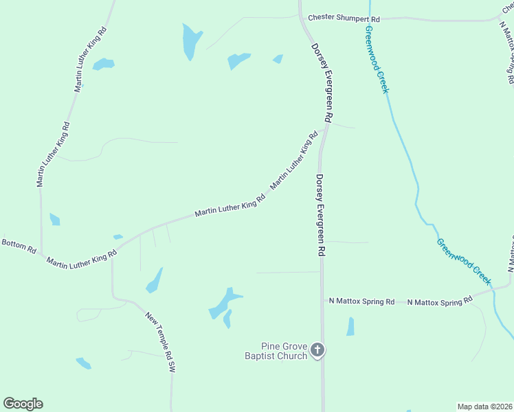 map of restaurants, bars, coffee shops, grocery stores, and more near 365 Martin Luther King Road in Fulton