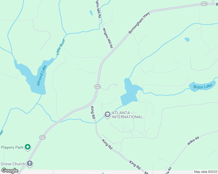 map of restaurants, bars, coffee shops, grocery stores, and more near 101 Ryan Lake Tr in Alpharetta