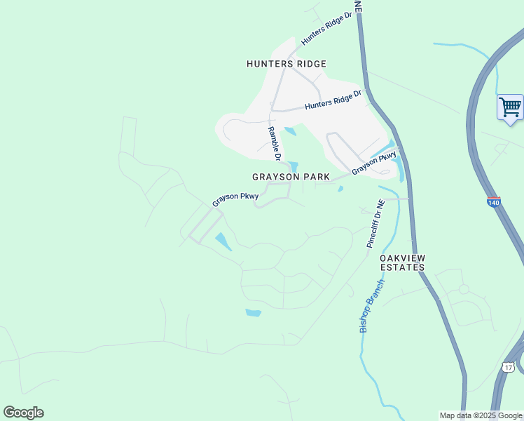 map of restaurants, bars, coffee shops, grocery stores, and more near 6028 Blueray Drive in Leland