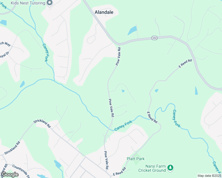 map of restaurants, bars, coffee shops, grocery stores, and more near 4207 Melinda Lane in Gainesville