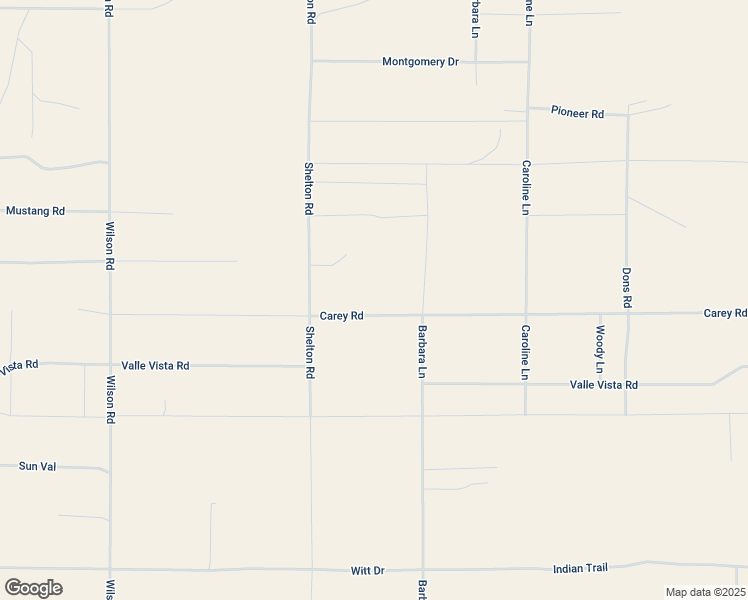 map of restaurants, bars, coffee shops, grocery stores, and more near 81818 Carey Road in Twentynine Palms