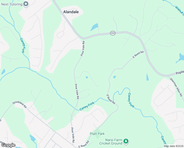 map of restaurants, bars, coffee shops, grocery stores, and more near 4245 Melinda Lane in Gainesville