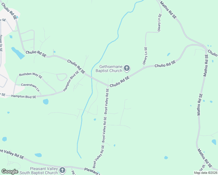 map of restaurants, bars, coffee shops, grocery stores, and more near 1284 Chulio Road Southeast in Rome
