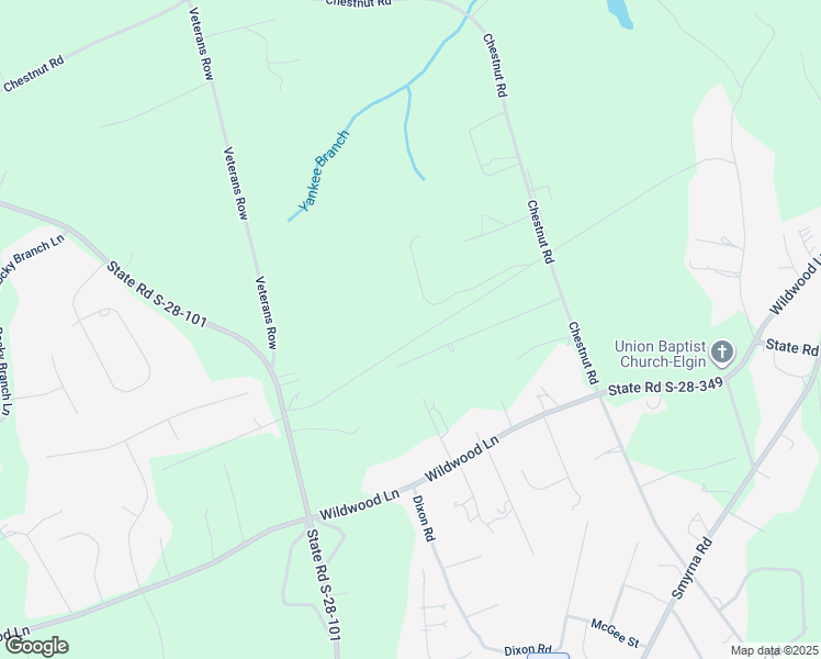 map of restaurants, bars, coffee shops, grocery stores, and more near 1076A Veterans Row in Elgin