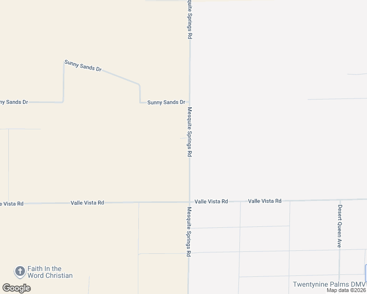 map of restaurants, bars, coffee shops, grocery stores, and more near 3080 Mesquite Springs Road in Twentynine Palms