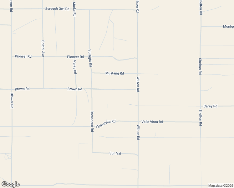 map of restaurants, bars, coffee shops, grocery stores, and more near 81216 Calle De Muzik in Twentynine Palms