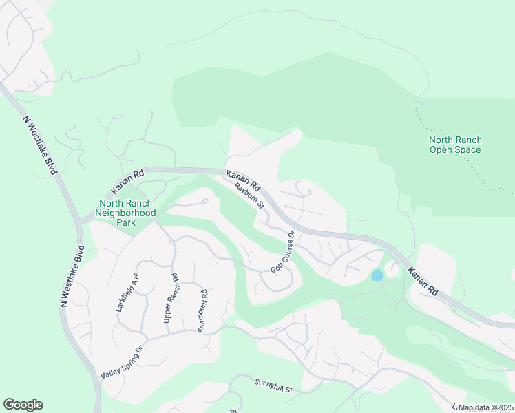 map of restaurants, bars, coffee shops, grocery stores, and more near 4546 Rayburn Street in Westlake Village