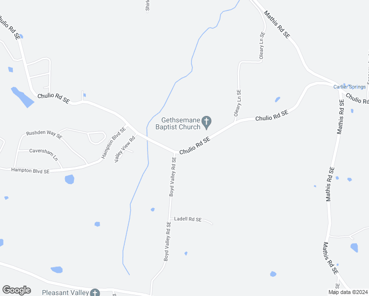 map of restaurants, bars, coffee shops, grocery stores, and more near 1300 Chulio Road Southeast in Rome